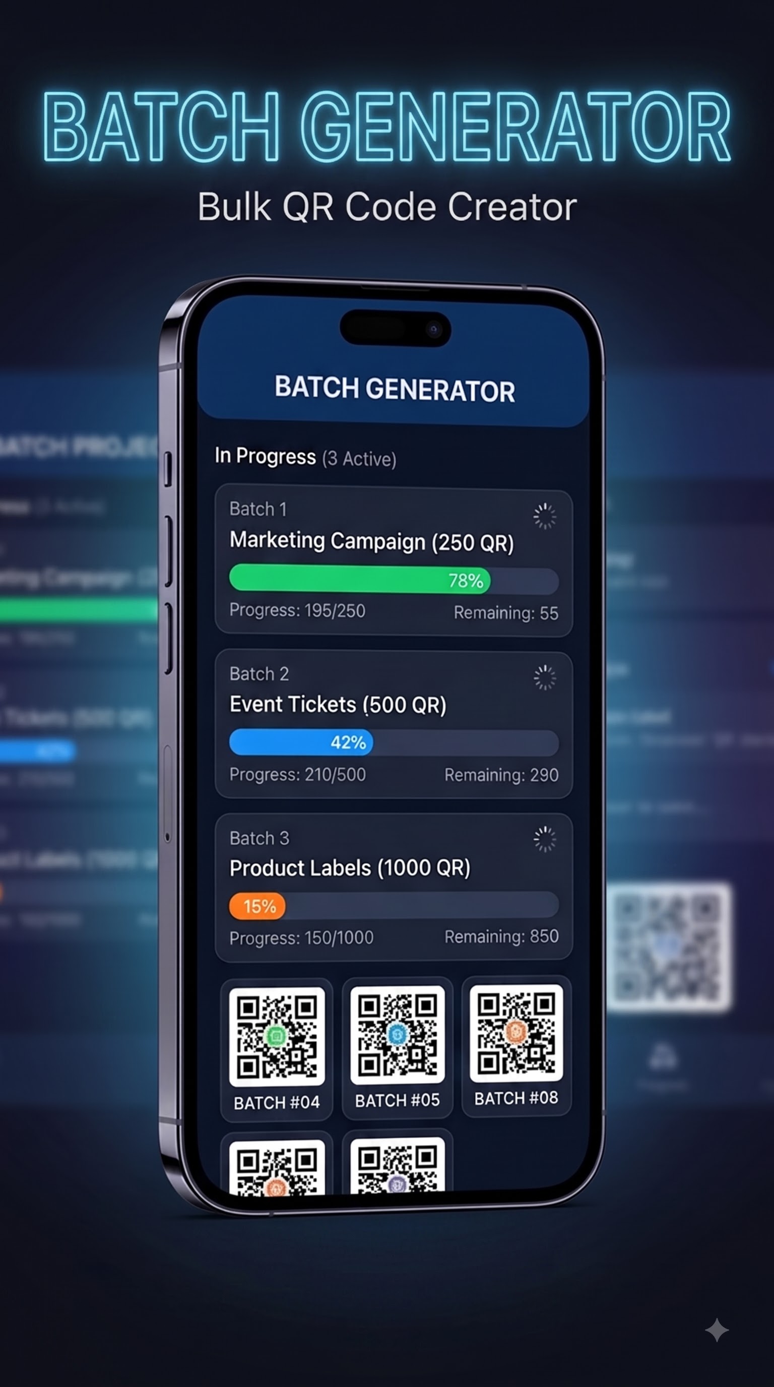 QR Code Canvas - Batch Bulk Creator